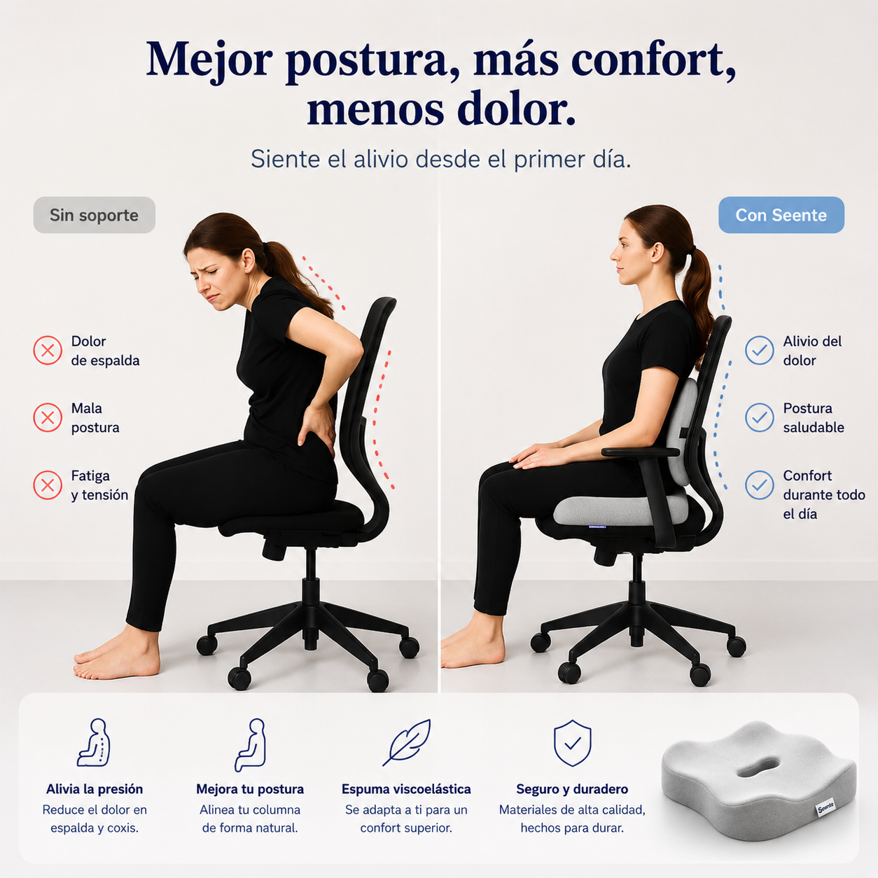 Seente™ Cojín Ortopédico